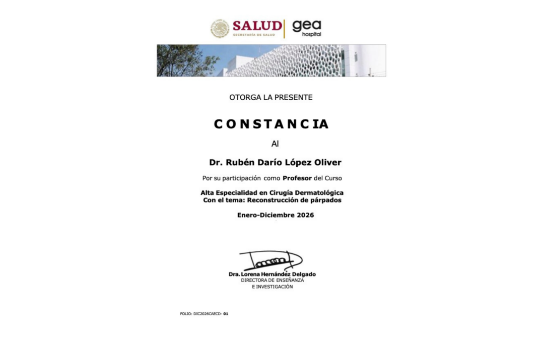 Alta Especialidad en Cirugía Dermatológica
